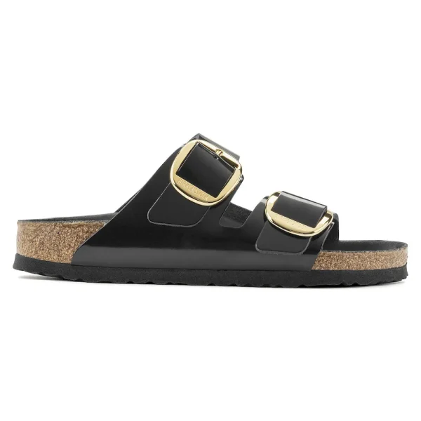 Arizona Big Buckle Natural Leather Patent High Shine Black - Image 7