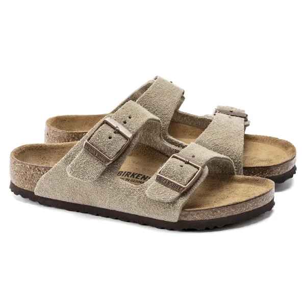 Arizona Kids Suede Leather Taupe - Image 4