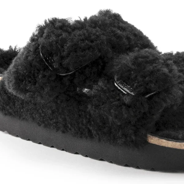 Arizona Big Buckle Shearling Shearling Teddy Black - Image 6