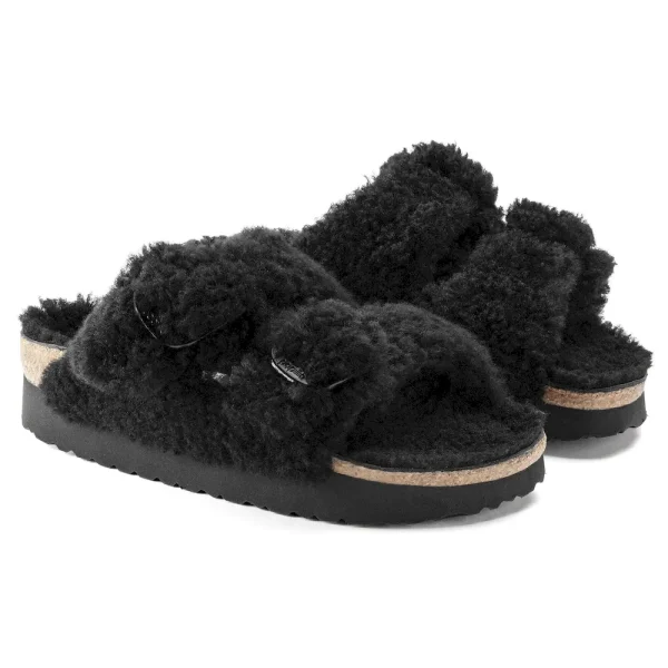 Arizona Big Buckle Shearling Shearling Teddy Black - Image 4