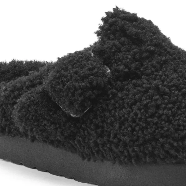 Boston Big Buckle Flex Platform Shearling Teddy Black - Image 8