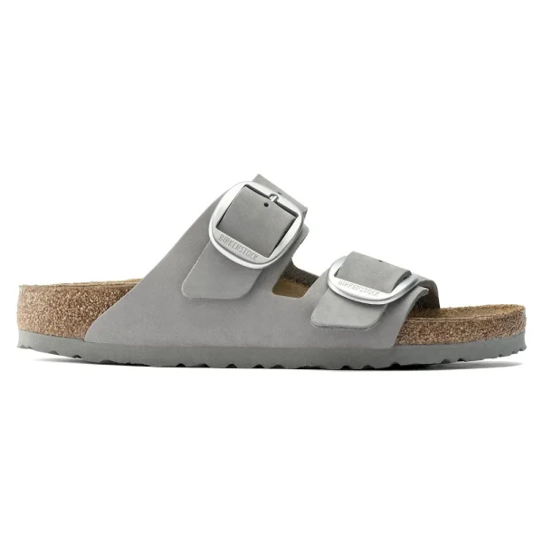 Arizona Big Buckle Nubuck Leather Dove Gray - Image 7
