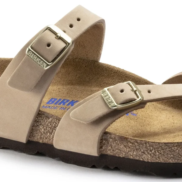 Mayari Soft Footbed Nubuck Leather Sandcastle - Image 8