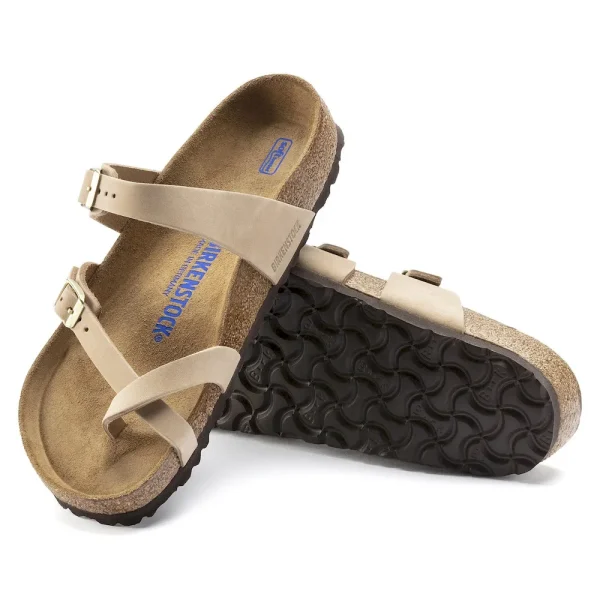Mayari Soft Footbed Nubuck Leather Sandcastle - Image 4