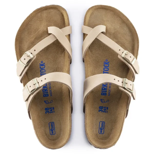 Mayari Soft Footbed Nubuck Leather Sandcastle - Image 5