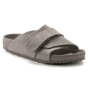 Kyoto Suede Leather Gray Taupe
