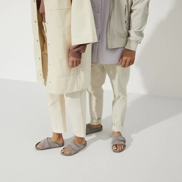 Kyoto Suede Leather Gray Taupe - Image 9