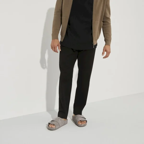 Kyoto Suede Leather Gray Taupe - Image 3