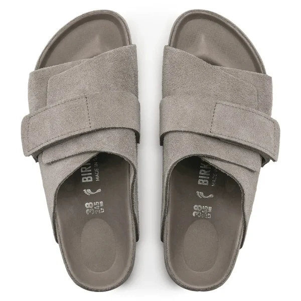 Kyoto Suede Leather Gray Taupe - Image 5