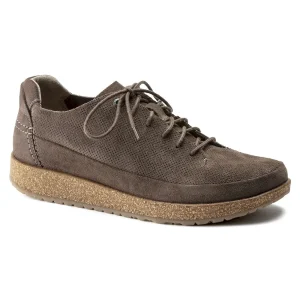 Honnef Light Suede Leather Gray Taupe