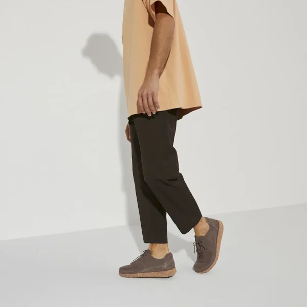 Honnef Light Suede Leather Gray Taupe - Image 3