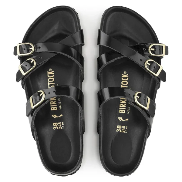 Franca Natural Leather Patent High Shine Black - Image 5