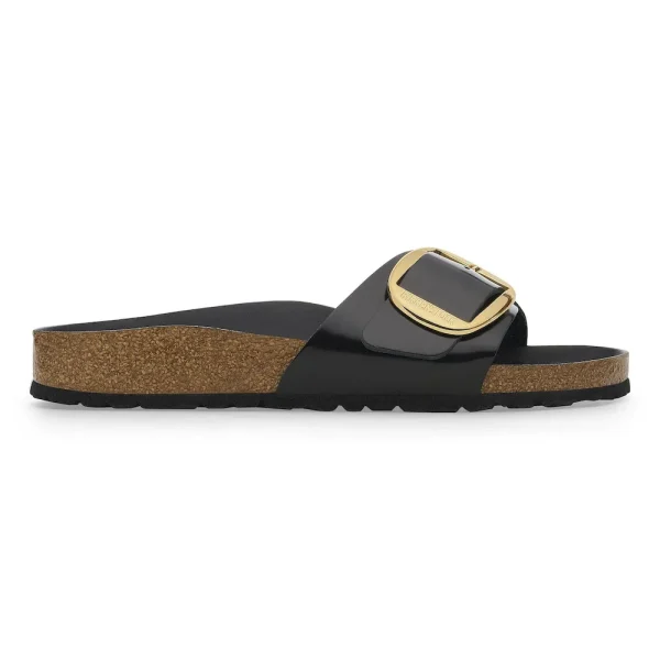 Madrid Big Buckle Natural Leather Patent High Shine Black - Image 5
