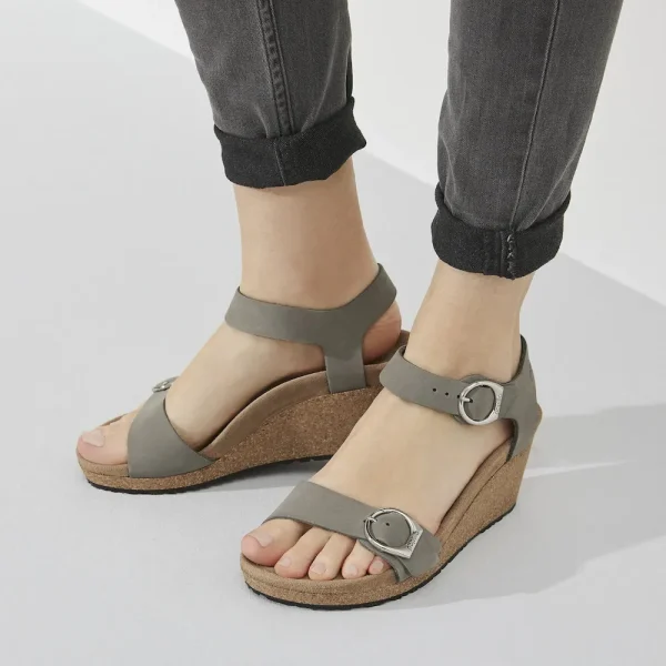 Soley Nubuck Leather Dove Gray - Image 3