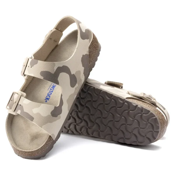Milano Soft Footbed Birko-Flor Desert Soil Gray/Taupe - Image 3