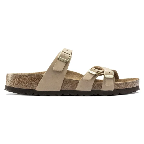Franca Soft Footbed Nubuck Leather Sandcastle - Image 7