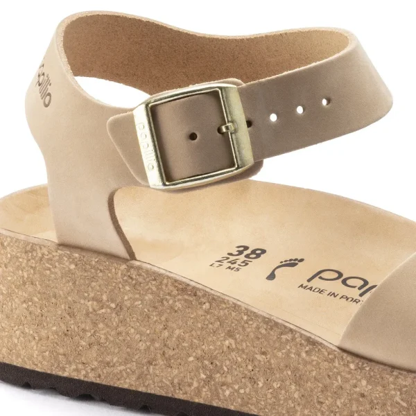 Glenda Nubuck Leather Sandcastle - Image 8