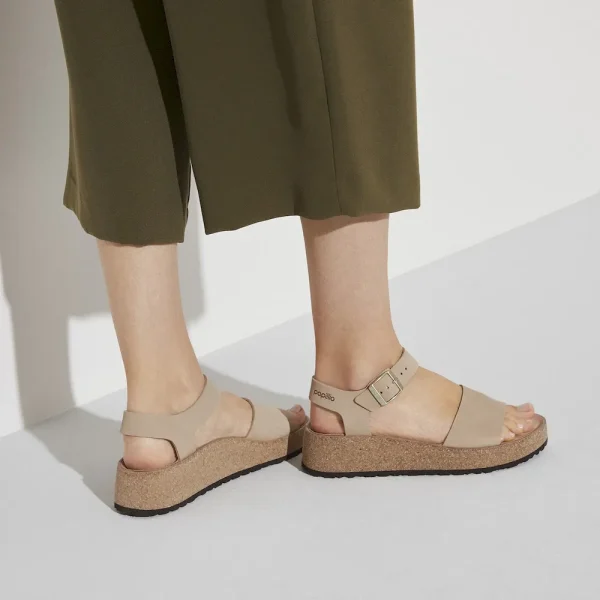 Glenda Nubuck Leather Sandcastle - Image 3