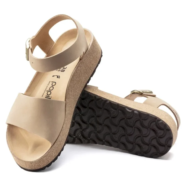 Glenda Nubuck Leather Sandcastle - Image 4