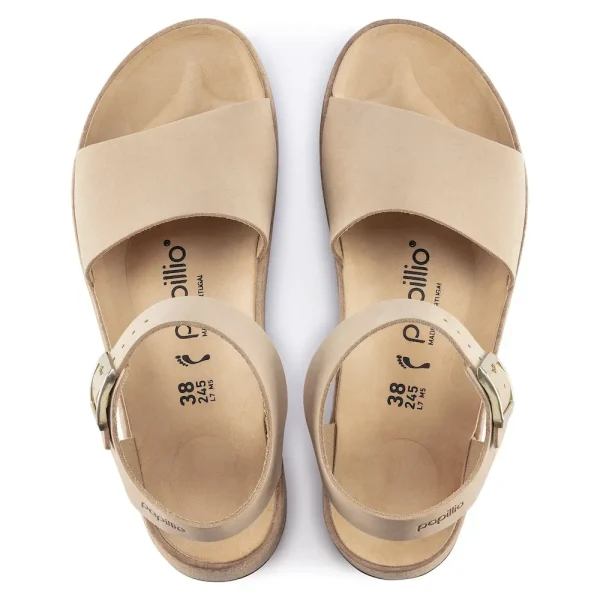 Glenda Nubuck Leather Sandcastle - Image 5