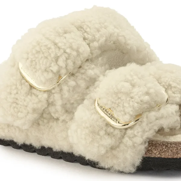 Arizona Big Buckle Shearling Teddy Eggshell - Image 8