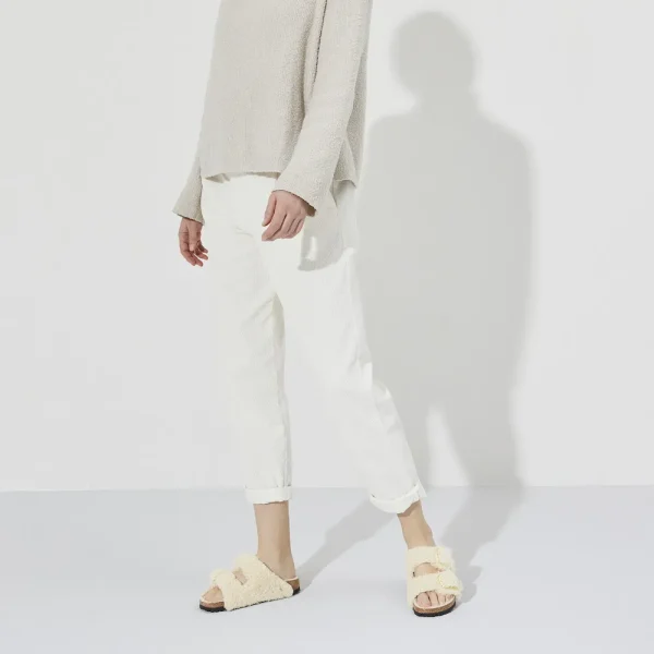 Arizona Big Buckle Shearling Teddy Eggshell - Image 2
