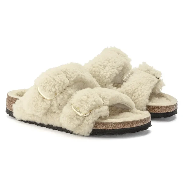 Arizona Big Buckle Shearling Teddy Eggshell - Image 6