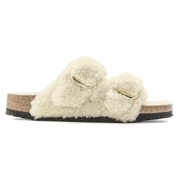 Arizona Big Buckle Shearling Teddy Eggshell - Image 7