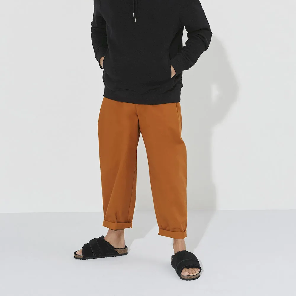 Kyoto Shearling Suede Leather Black - Image 2