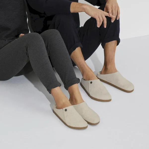 Zermatt Shearling Wool Felt Ecru - Image 9