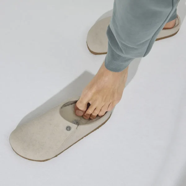 Zermatt Shearling Wool Felt Ecru - Image 10