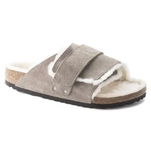 Kyoto Shearling Suede Leather Stone Coin