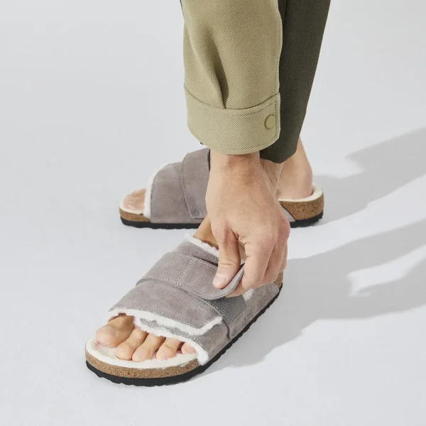 Kyoto Shearling Suede Leather Stone Coin - Image 9