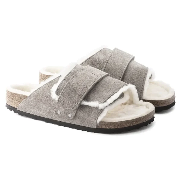 Kyoto Shearling Suede Leather Stone Coin - Image 6