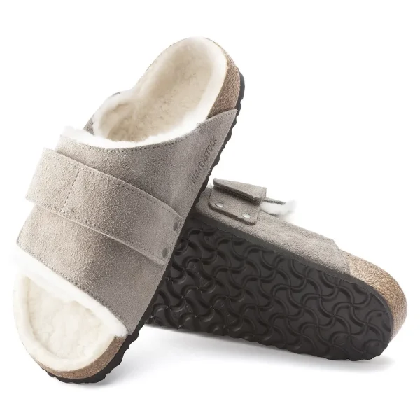 Kyoto Shearling Suede Leather Stone Coin - Image 4