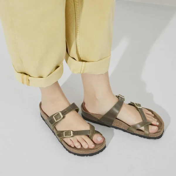 Mayari Oiled Leather Olive - Image 3
