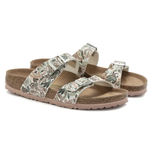 Sydney Vegan Birko-Flor Paisley Light Rose - Image 6