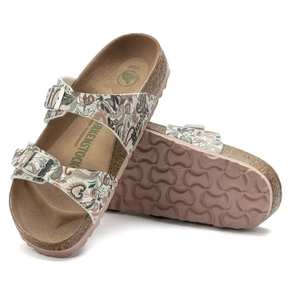 Sydney Vegan Birko-Flor Paisley Light Rose - Image 4