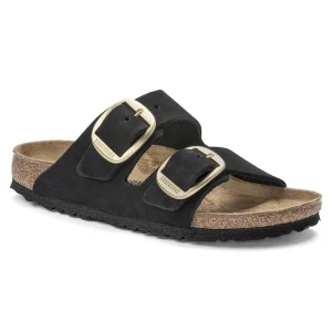 Arizona Big Buckle Nubuck Leather Black