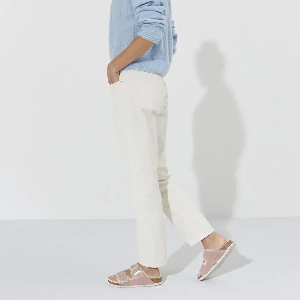 Arizona Shearling Suede Leather Pink Clay - Image 2
