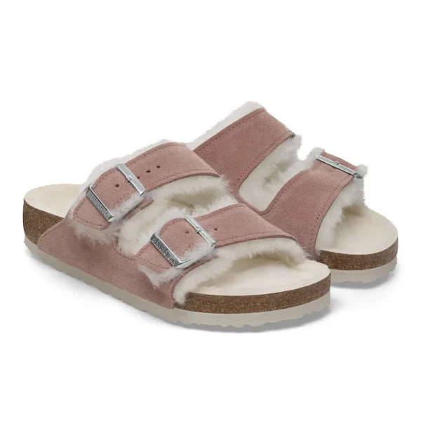 Arizona Shearling Suede Leather Pink Clay - Image 6