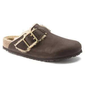 Boston Bold Shearling Nubuck Leather Espresso