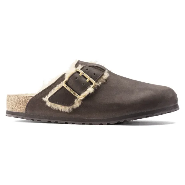 Boston Bold Shearling Nubuck Leather Espresso - Image 7