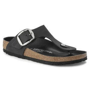 Gizeh Big Buckle Oiled Leather Black