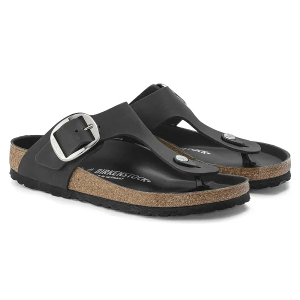 Gizeh Big Buckle Oiled Leather Black - Image 6
