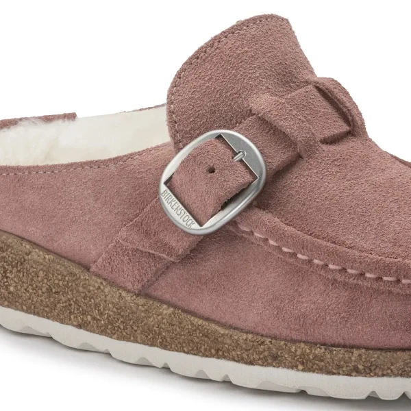 Buckley Shearling Suede Leather Pink Clay - Image 8