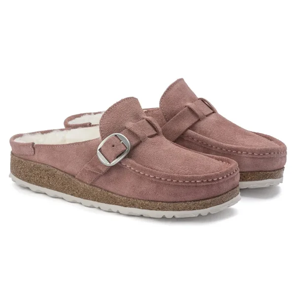 Buckley Shearling Suede Leather Pink Clay - Image 6