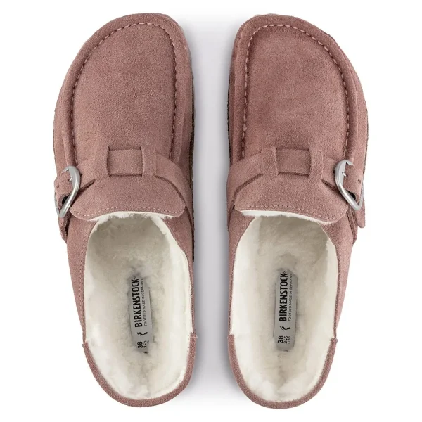 Buckley Shearling Suede Leather Pink Clay - Image 5