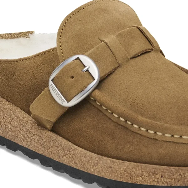 Buckley Shearling Suede Leather Dark Tea - Image 6