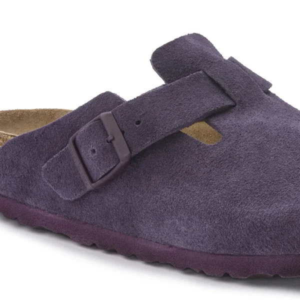 Boston Soft Footbed Suede Leather Wine - Image 8